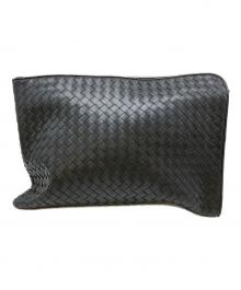 BOTTEGA VENETA（ボッテガベネタ）の古着「クラッチバッグ」｜グレー
