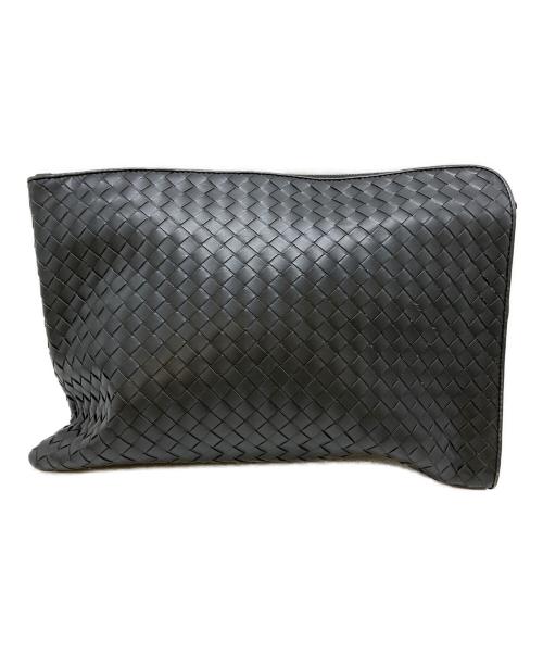 BOTTEGA VENETA（ボッテガベネタ）BOTTEGA VENETA (ボッテガベネタ) クラッチバッグ グレーの古着・服飾アイテム