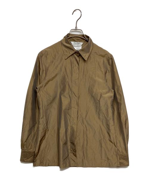 MaxMara（マックスマーラ）MaxMara (マックスマーラ) 長袖シャツ ベージュ サイズ:SIZE38の古着・服飾アイテム