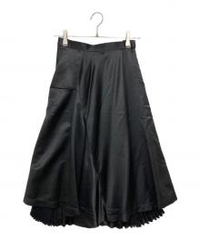 COMME des GARCONS（コムデギャルソン）の古着「プリーツスカート」｜ブラック