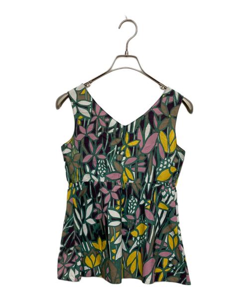 MARNI（マルニ）MARNI (マルニ) 花柄ブラウス グリーン サイズ:SIZE38の古着・服飾アイテム