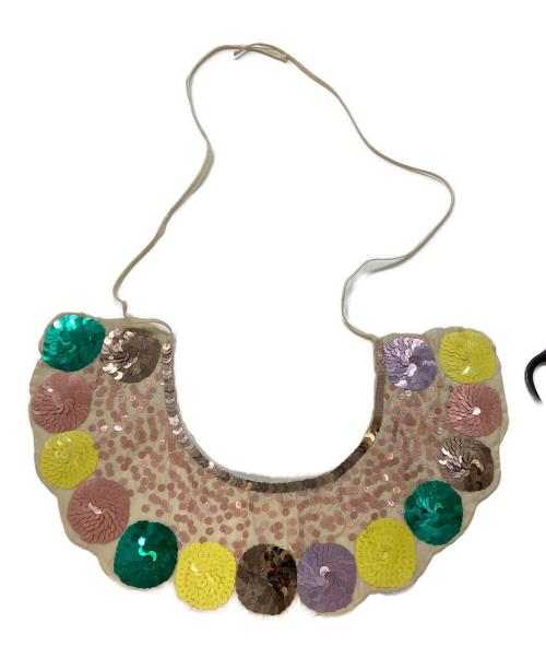 MARNI（マルニ）MARNI (マルニ) スパンコールフネックレス マルチカラーの古着・服飾アイテム