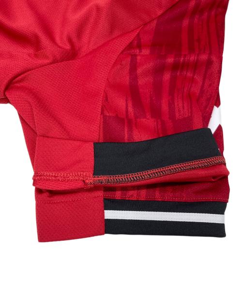adidas（アディダス）adidas (アディダス) ゲームシャツ レッド サイズ:SIZE　XSの古着・服飾アイテム