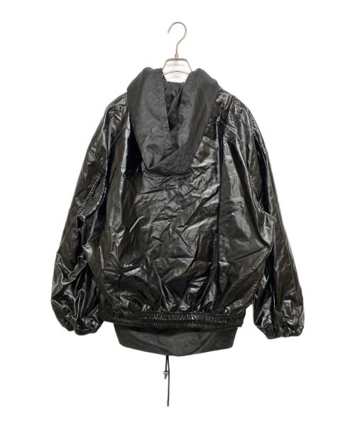 COACH（コーチ）COACH (コーチ) Matin Kim (マーティン・キム) レイヤード コーティング フーディー ジャンパー ブラック サイズ:SIZE Freeの古着・服飾アイテム
