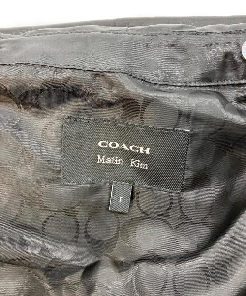 COACH（コーチ）COACH (コーチ) Matin Kim (マーティン・キム) レイヤード コーティング フーディー ジャンパー ブラック サイズ:SIZE Freeの古着・服飾アイテム