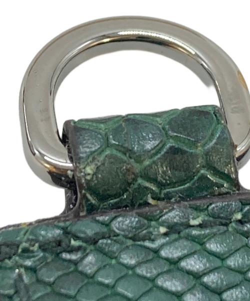 JIMMY CHOO（ジミーチュウ）JIMMY CHOO (ジミーチュウ) カードケース グリーンの古着・服飾アイテム