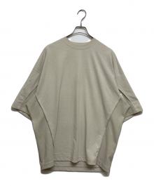 N.HOOLYWOOD×Ameri（エヌ ハリウッド×アメリ）の古着「メッシュスイッチカットソー」｜ベージュ