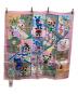 GUCCI (グッチ) プリント シルクツイル スカーフ　854039 3G001 ピンク サイズ:実寸サイズをご参照下さい。：30000円