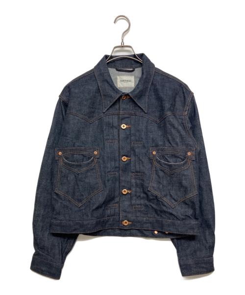 TOM WORKS（トムワークス）TOM WORKS (トムワークス) SWEEP THREE TACK JACKET インディゴ サイズ:SIZE Mの古着・服飾アイテム