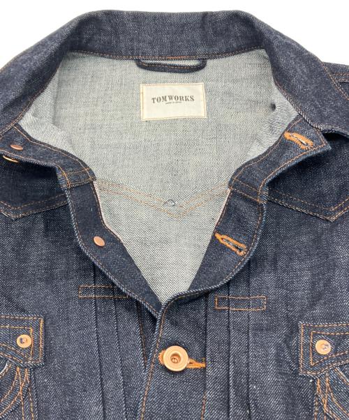 TOM WORKS（トムワークス）TOM WORKS (トムワークス) SWEEP THREE TACK JACKET インディゴ サイズ:SIZE Mの古着・服飾アイテム