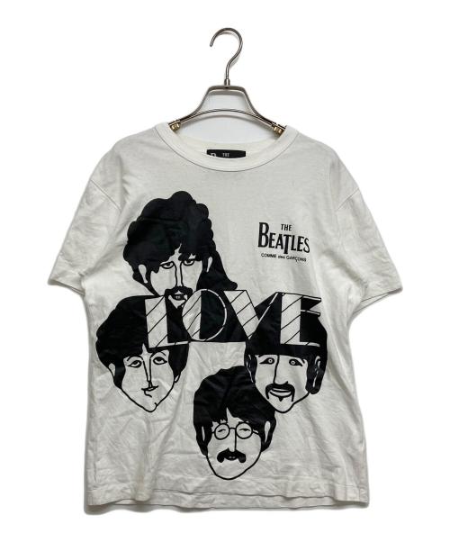 THE BEATLES COMME des GARCONS（ザ・ビートルズコムデギャルソン）THE BEATLES COMME des GARCONS (ザ・ビートルズコムデギャルソン) BEATLES MENS T-SHIRT ホワイト サイズ:SIZE Lの古着・服飾アイテム