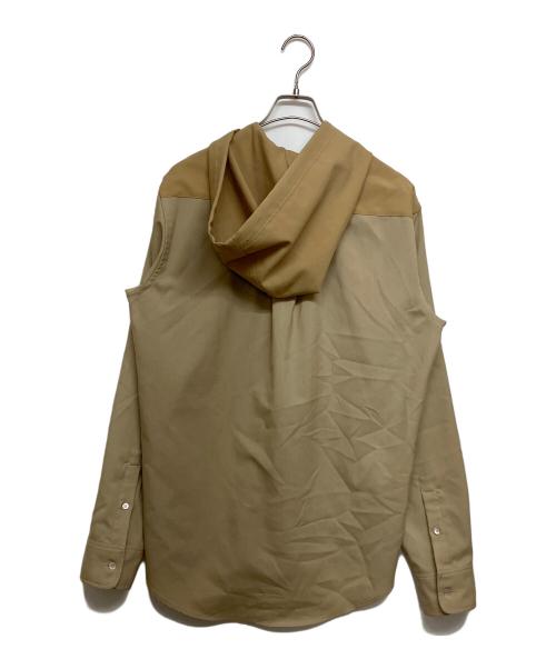 MARNI（マルニ）MARNI (マルニ) ウールトロピカルフードシャツ ベージュ サイズ:SIZE44の古着・服飾アイテム