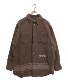 OAMC（オーエーエムシー）の古着「PEACEMAKER WOOL SHIRT　OAMT602960」｜ブラウン
