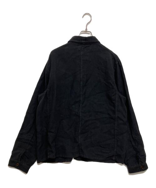 POLO RALPH LAUREN（ポロ・ラルフローレン）POLO RALPH LAUREN (ポロ・ラルフローレン) リネンジャケット ブラック サイズ:SIZE Mの古着・服飾アイテム