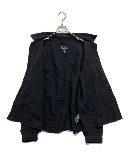 POLO RALPH LAUREN（ポロ・ラルフローレン）POLO RALPH LAUREN (ポロ・ラルフローレン) リネンジャケット ブラック サイズ:SIZE Mの古着・服飾アイテム
