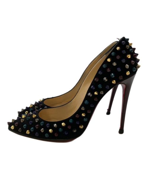 Christian Louboutin（クリスチャン・ルブタン）Christian Louboutin (クリスチャン・ルブタン) 100/スタッズパンプス ブラック サイズ:37　1/2の古着・服飾アイテム