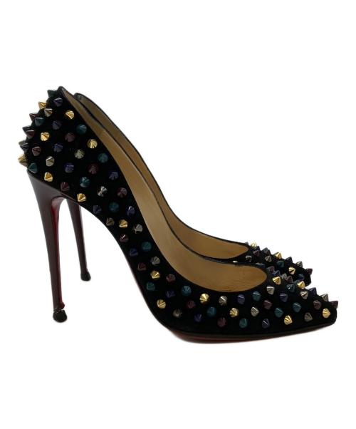 Christian Louboutin（クリスチャン・ルブタン）Christian Louboutin (クリスチャン・ルブタン) 100/スタッズパンプス ブラック サイズ:37　1/2の古着・服飾アイテム