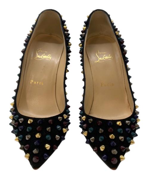 Christian Louboutin（クリスチャン・ルブタン）Christian Louboutin (クリスチャン・ルブタン) 100/スタッズパンプス ブラック サイズ:37　1/2の古着・服飾アイテム