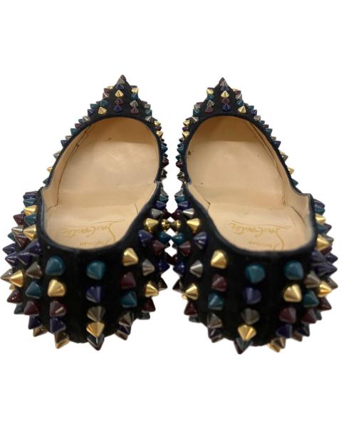 Christian Louboutin（クリスチャン・ルブタン）Christian Louboutin (クリスチャン・ルブタン) 100/スタッズパンプス ブラック サイズ:37　1/2の古着・服飾アイテム