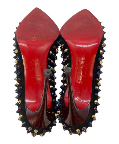 Christian Louboutin（クリスチャン・ルブタン）Christian Louboutin (クリスチャン・ルブタン) 100/スタッズパンプス ブラック サイズ:37　1/2の古着・服飾アイテム