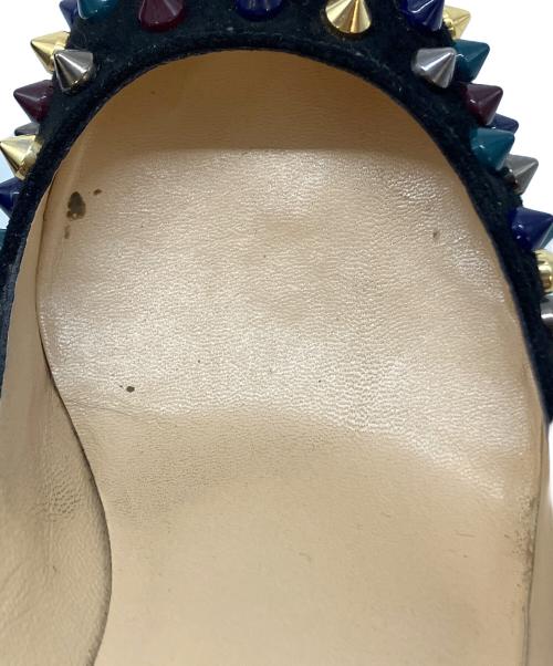 Christian Louboutin（クリスチャン・ルブタン）Christian Louboutin (クリスチャン・ルブタン) 100/スタッズパンプス ブラック サイズ:37　1/2の古着・服飾アイテム