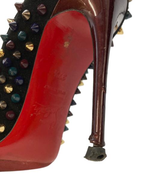 Christian Louboutin（クリスチャン・ルブタン）Christian Louboutin (クリスチャン・ルブタン) 100/スタッズパンプス ブラック サイズ:37　1/2の古着・服飾アイテム