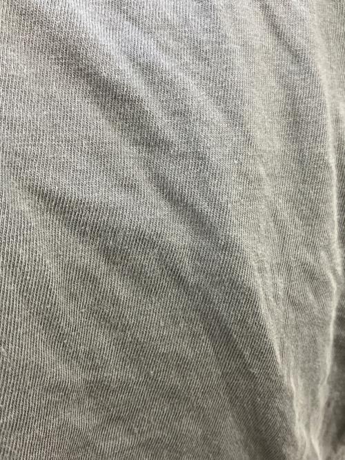 RICK OWENS（リックオウエンス）RICK OWENS (リックオウエンス) センタードッキングコットンクルーネックビックシルエットTシャツ グレー サイズ:SIZE XXLの古着・服飾アイテム