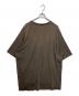 RICK OWENS (リックオウエンス) センタードッキングコットンクルーネックビックシルエットTシャツ グレー サイズ:SIZE XXL：15000円