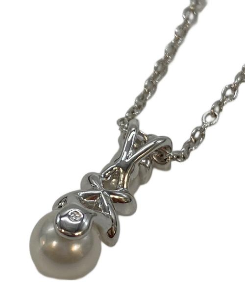 MIKIMOTO（ミキモト）MIKIMOTO (ミキモト) 2粒パールネックレス シルバーの古着・服飾アイテム
