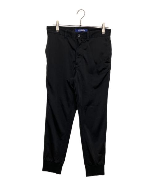 COMME des GARCONS JUNYA WATANABE MAN（コム デ ギャルソン ジュンヤ ワタナベ マン）COMME des GARCONS JUNYA WATANABE MAN (コム デ ギャルソン ジュンヤ ワタナベ マン) 裾リブパンツ ブラック サイズ:SIZE Sの古着・服飾アイテム
