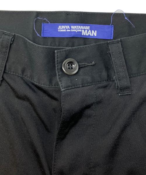 COMME des GARCONS JUNYA WATANABE MAN（コム デ ギャルソン ジュンヤ ワタナベ マン）COMME des GARCONS JUNYA WATANABE MAN (コム デ ギャルソン ジュンヤ ワタナベ マン) 裾リブパンツ ブラック サイズ:SIZE Sの古着・服飾アイテム