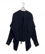 Hed Maynerヘド メイナー）の古着「OPEN BACK SHIRT」｜ネイビー