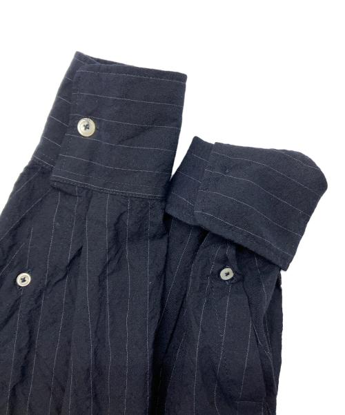 Hed Mayner（ヘド メイナー）Hed Mayner (ヘド メイナー) OPEN BACK SHIRT ネイビー サイズ:SIZE Sの古着・服飾アイテム