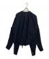 Hed Mayner (ヘド メイナー) OPEN BACK SHIRT ネイビー サイズ:SIZE S：18000円