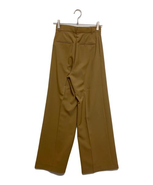 anuans（アニュアンス）anuans (アニュアンス) ミッドウェイトツータックワイドパンツ ベージュ サイズ:SIZE2の古着・服飾アイテム
