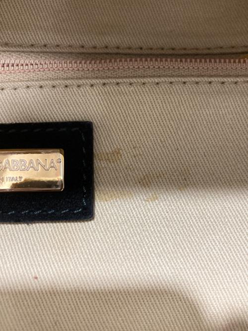 DOLCE & GABBANA（ドルチェ＆ガッバーナ）DOLCE & GABBANA (ドルチェ＆ガッバーナ) レオパードハンドバッグ ブラウン サイズ:実寸サイズをご参照下さい。の古着・服飾アイテム