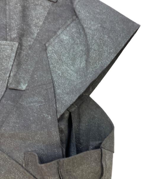 ISSEY MIYAKE（イッセイミヤケ）ISSEY MIYAKE (イッセイミヤケ) 再構築デコンストラクトジャケット グレー サイズ:SIZE2の古着・服飾アイテム