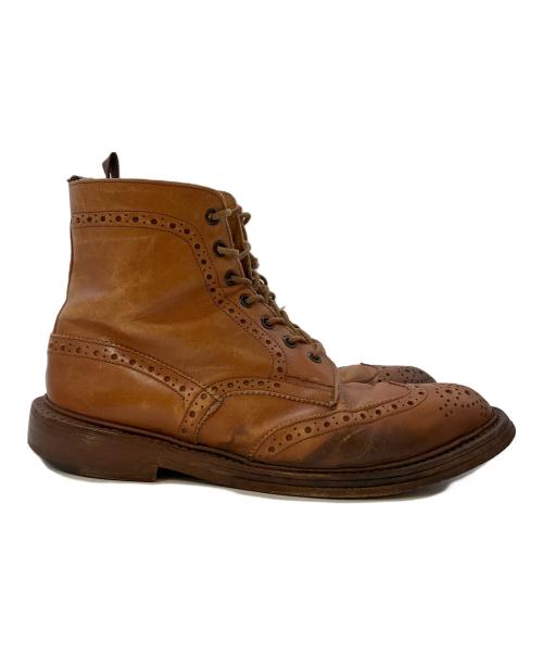 Tricker's（トリッカーズ）Tricker's (トリッカーズ) SHIPS (シップス) 別注カントリーブーツ ベージュ サイズ:SIZE 8 1/2の古着・服飾アイテム