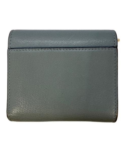Christian Dior（クリスチャン ディオール）Christian Dior (クリスチャン ディオール) Saddle Lotus ウォレット ブルー サイズ:実寸サイズをご参照下さい。の古着・服飾アイテム