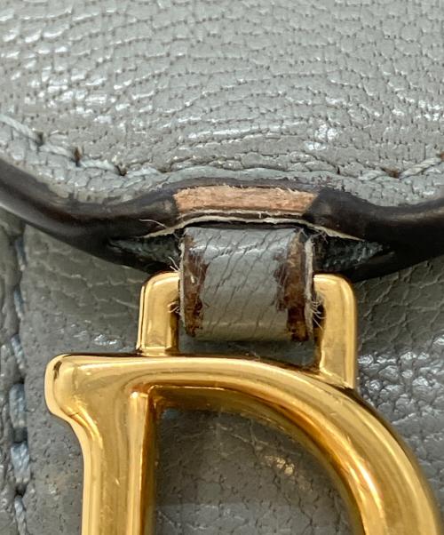 Christian Dior（クリスチャン ディオール）Christian Dior (クリスチャン ディオール) Saddle Lotus ウォレット ブルー サイズ:実寸サイズをご参照下さい。の古着・服飾アイテム