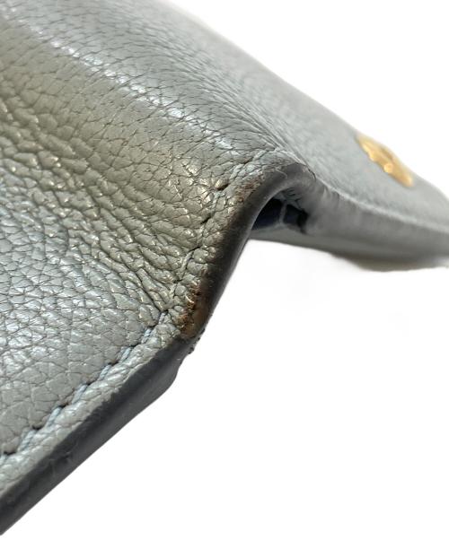 Christian Dior（クリスチャン ディオール）Christian Dior (クリスチャン ディオール) Saddle Lotus ウォレット ブルー サイズ:実寸サイズをご参照下さい。の古着・服飾アイテム