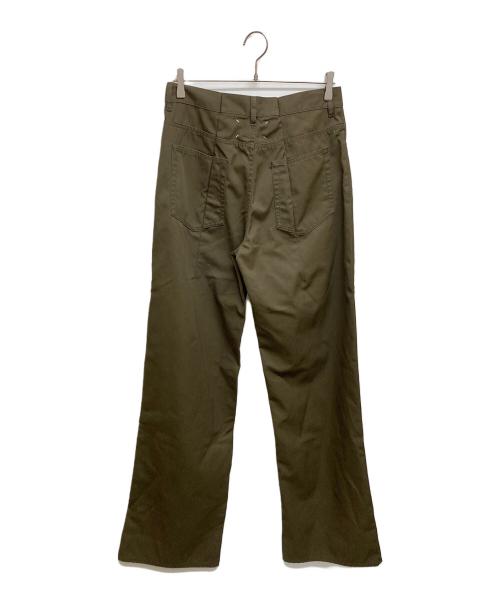 Maison Margiela（メゾンマルジェラ）Maison Margiela (メゾンマルジェラ) ダーツデザインパンツ カーキ サイズ:SIZE42の古着・服飾アイテム