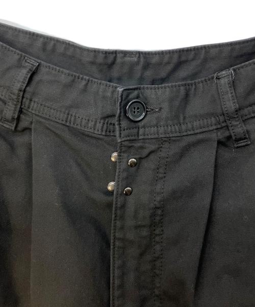 MM6 Maison Margiela（エムエムシックスメゾンマルジェラ）MM6 Maison Margiela (エムエムシックスメゾンマルジェラ) コットンワイドパンツ ブラック サイズ:SIZE42 未使用品の古着・服飾アイテム