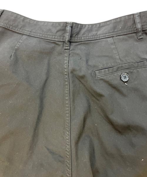 MM6 Maison Margiela（エムエムシックスメゾンマルジェラ）MM6 Maison Margiela (エムエムシックスメゾンマルジェラ) コットンワイドパンツ ブラック サイズ:SIZE42 未使用品の古着・服飾アイテム
