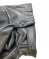 中古・古着 MM6 Maison Margiela (エムエムシックスメゾンマルジェラ) ヴィーガンレザーボクシーシャツ/Faux Leather Boxy Shirt ブラック サイズ:SIZE44：22000円
