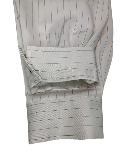 Plage（プラージュ）Plage (プラージュ) Pin stripeバンドカラーシャツ ホワイト サイズ:表記なしの古着・服飾アイテム