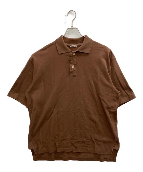 AURALEE（オーラリー）AURALEE (オーラリー) ポロシャツ ブラウン サイズ:SIZE 5の古着・服飾アイテム