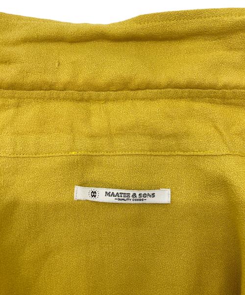 MAATEE&SONS（マーティーアンドサンズ）MAATEE&SONS (マーティーアンドサンズ) チグハグWESTERN/Chiguhagu Western イエロー サイズ:SIZE3の古着・服飾アイテム