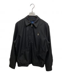 POLO RALPH LAUREN（ポロ・ラルフローレン）の古着「スイングトップ」｜ブラック