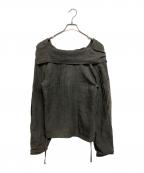 OUR LEGACYアワーレガシー）の古着「VIRTUOUS BLOUSE ブラウス」｜グレー